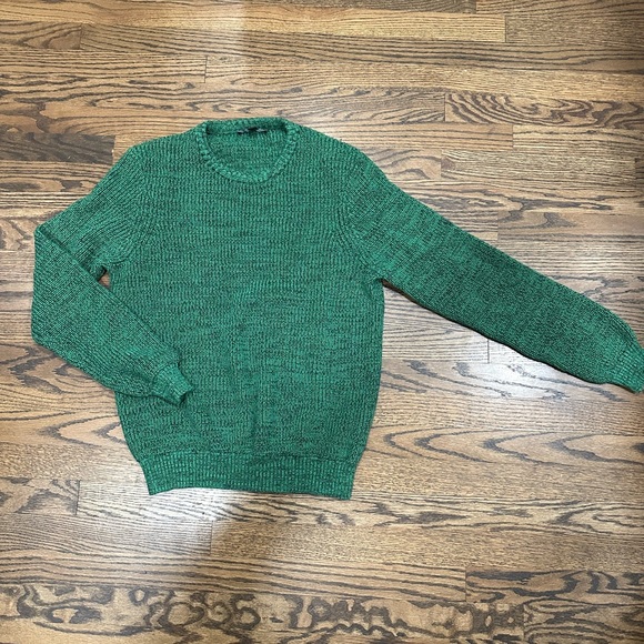 Mens Size L crew neck Sweater Green Inc International Concepts - Picture 3 of 10
